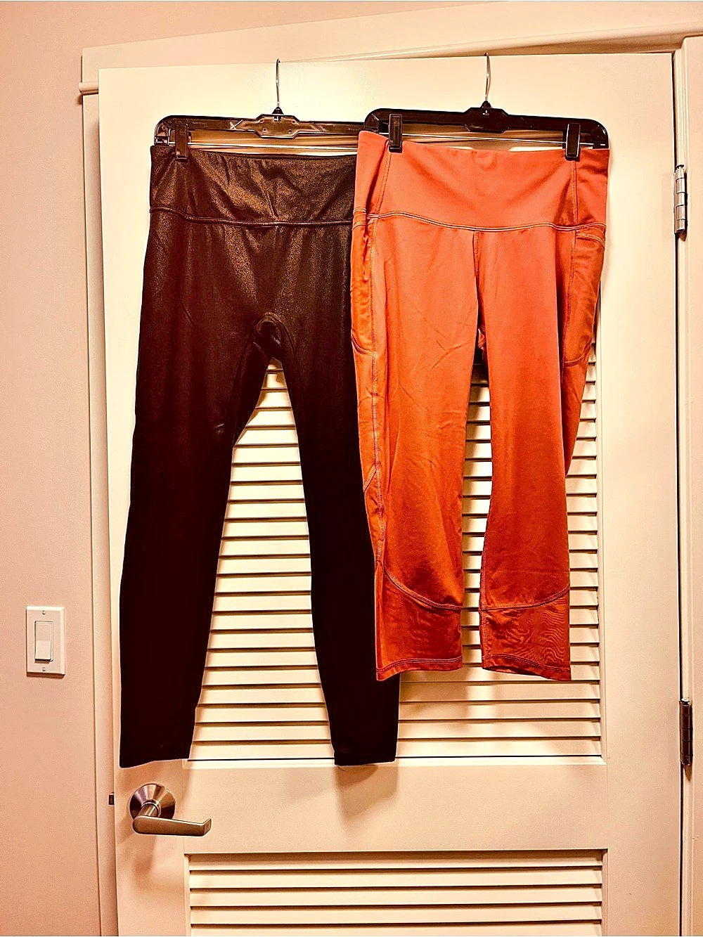 all in motion Cinnamon Leggings & CRZ Yoga Black Leggings Size Large Like New!!